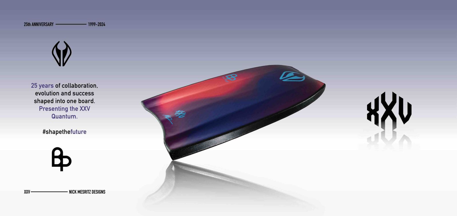 NMD Ben Player X6 Concave XXV Polypro Core Bodyboard